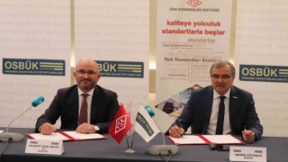 OSBÜK ile TSE arasında Yeşil Dönüşüm İş Birliği Protokolü imzalandı