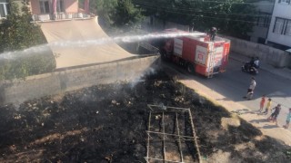 Ot yangını korkuttu