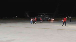 Polis helikopteri 15 yaşındaki genç için gece havalandı