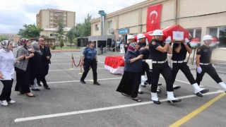 Polis memuru kalbine yenik düştü