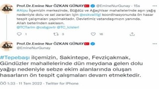 Prof. Dr. Emine Nur Özkan Günay: “Devletimiz vatandaşımızın yanında”