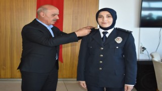 Rizede 19 emniyet mensubu terfi aldı