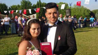 Roman çiftler toplu nikah töreniyle dünya evine girdi
