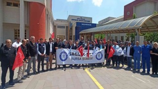 Sağlıkta şiddeti siyah önlüklerle protesto ettiler