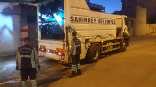 Şahinbeyde temizlik ekipleri bayram boyunca görev başındaydı