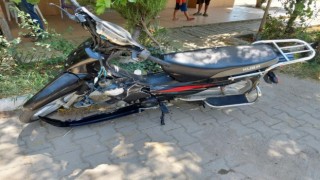 Salihlide motosikletler çarpıştı: 2 yaralı