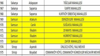 Samsunda 5 mahalle yabancıların ikametine kapatıldı