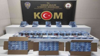 Samsunda 70 bin dal geçersiz bandrollü boş makaron ele geçirildi