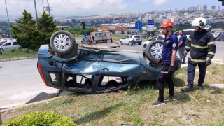 Samsunda kavşakta otomobiller çarpıştı: 6 yaralı