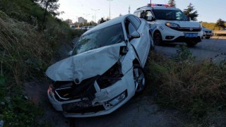 Samsunda zincirleme kaza: 2si polis 9 yaralı