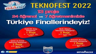 SANKO Okulları 13 Projeyle Teknofest finallerinde
