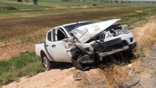 Şanlıurfada trafik kazası: 2 yaralı