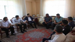 Şehit aileleri ve gaziler bayramda unutulmadı