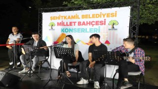 Şehitkamildeki yaz konserleri büyük ilgi gördü