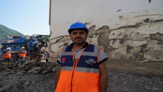 Selde dayısını kaybeden AFAD gönüllüsü, Kastamonudaki afette yardım ordusunda görev aldı
