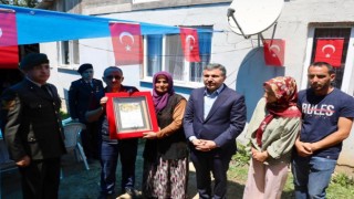 Serhat Balın şehadet belgesi ailesine teslim edildi