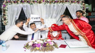 Sevgileri engel tanımadı