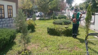 Siirtte park ve bahçelerde temizlik ve bakım çalışmaları sürüyor