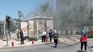 Siirtte trafoda çıkan yangın söndürüldü