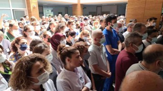 Silahlı saldırı sonucu hayatını kaybeden Doktora hüzünlü veda