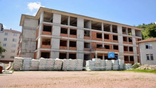 Sinopta yeni okul binaları çalışmaları sürüyor