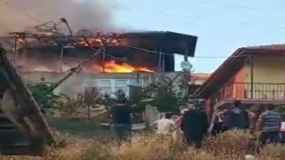 Şuhutta ev yangını