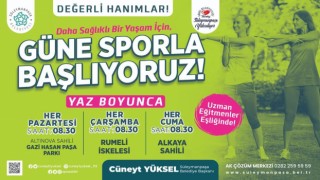 Süleymanpaşalı kadınlar güne sporla başlayacak