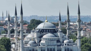 Sultanahmet Camiinin 4 minaresinin restorasyonu tamamlandı
