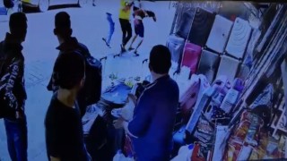 Taksimde valiz hırsızına meydan dayağı kamerada