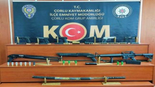 Tekirdağda 14 adrese silah operasyonu: 5 gözaltı