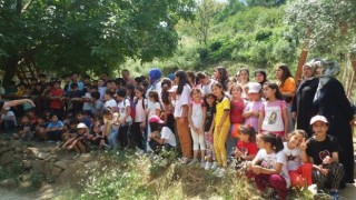 Tekirdağda Kuran kursu öğrencileri piknikte buluştu