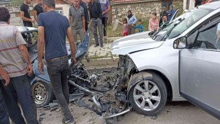 Tokatta iki otomobil kafa kafaya çarpıştı: 5 yaralı