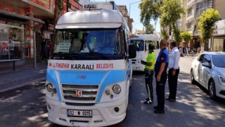 Toplu taşıma araçları denetlendi
