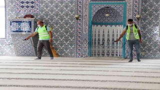 Toroslarda ibadethanelerin dezenfeksiyonu sürüyor