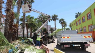 Toroslarda okulların çevre düzenlemesi yapılıyor