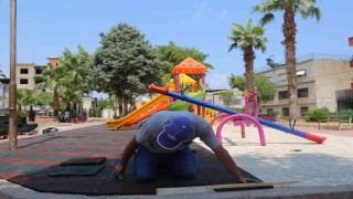 Toroslarda park ve yeşil alanlara yaz bakımı