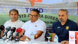 TSYD Ankara Şubesinin düzenlediği turnuva öncesi MKE Ankaragücü ve Gençlerbirliği bir arada