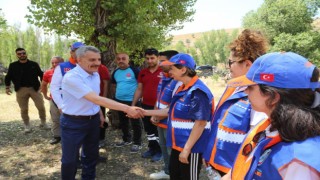 Tunceli Valisi Özkan, UMKE tatbikatını izledi