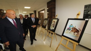 Türk Dünyası Dede Korkut afişleri Bayburtta sergileniyor