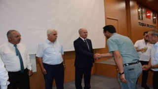 Tuşba Belediyesinde bayramlaşma