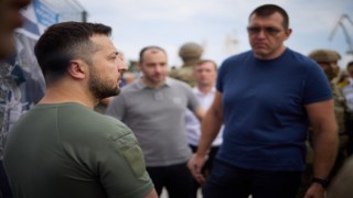 Ukrayna Devlet Başkanı Vladimir Zelenskiy, Ukrayna tahıl sevkiyatına hazır