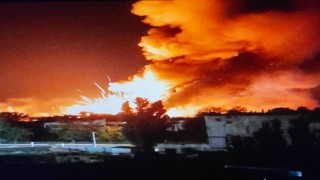 Ukrayna, Rusyaya ait mühimmat deposunu vurdu