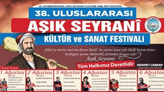 Uluslararası Aşık Seyrani Kültür Ve Sanat Festivali başlıyor