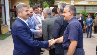 Uşak protokolü bayramlaştı