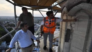 Vali Kırbıyık, Selimiye Camiinde restorasyon çalışmalarını inceledi