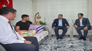 Vali Yılmazdan Pençe-Kilit operasyonu gazisine ziyaret