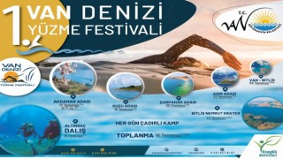 Van Denizi Yüzme Festivali hazırlığı