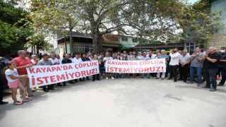 Vatandaşlardan çöplük mesajı