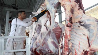 Yakacıkta modern kurban kesim merkezinde dört dörtlük hizmet