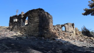 Yangın dehşetini yaşayan Gördesten iç yakan kareler